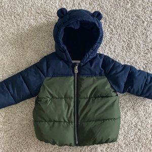 Babygap boy winter puffer jacket 6-12 mo